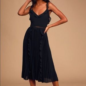 Lulus Never a Dull Moment Dress in Black